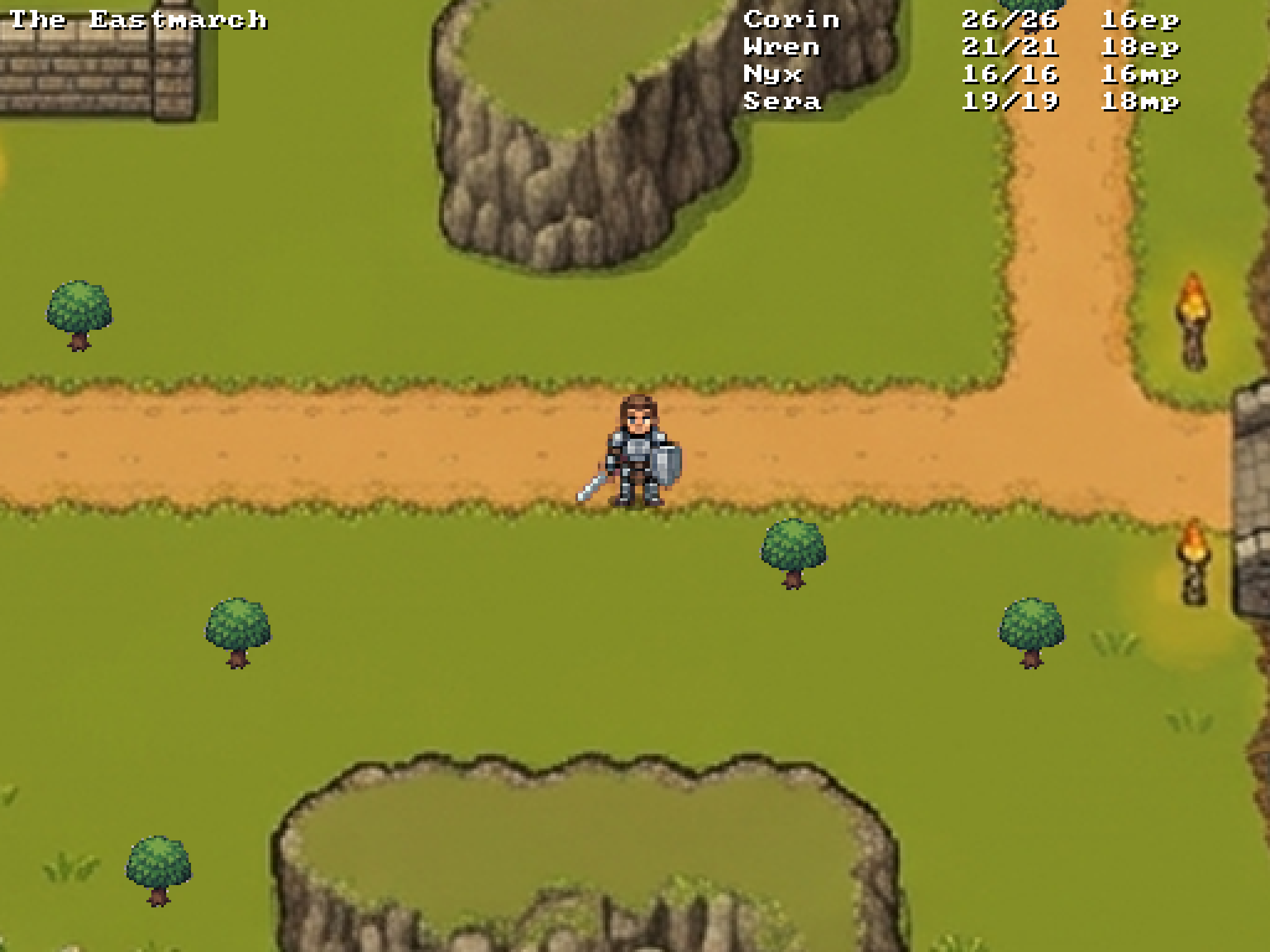 Overworld exploration